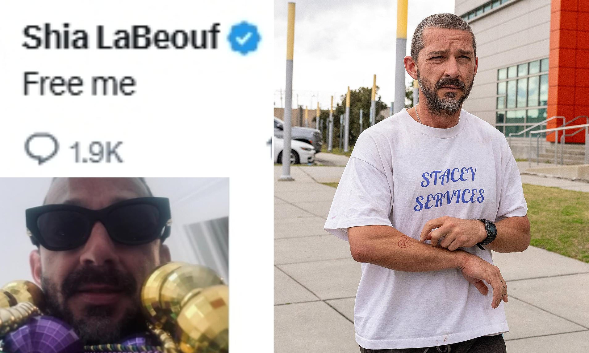 Shia LaBeouf posts worrying cry for help after wild night