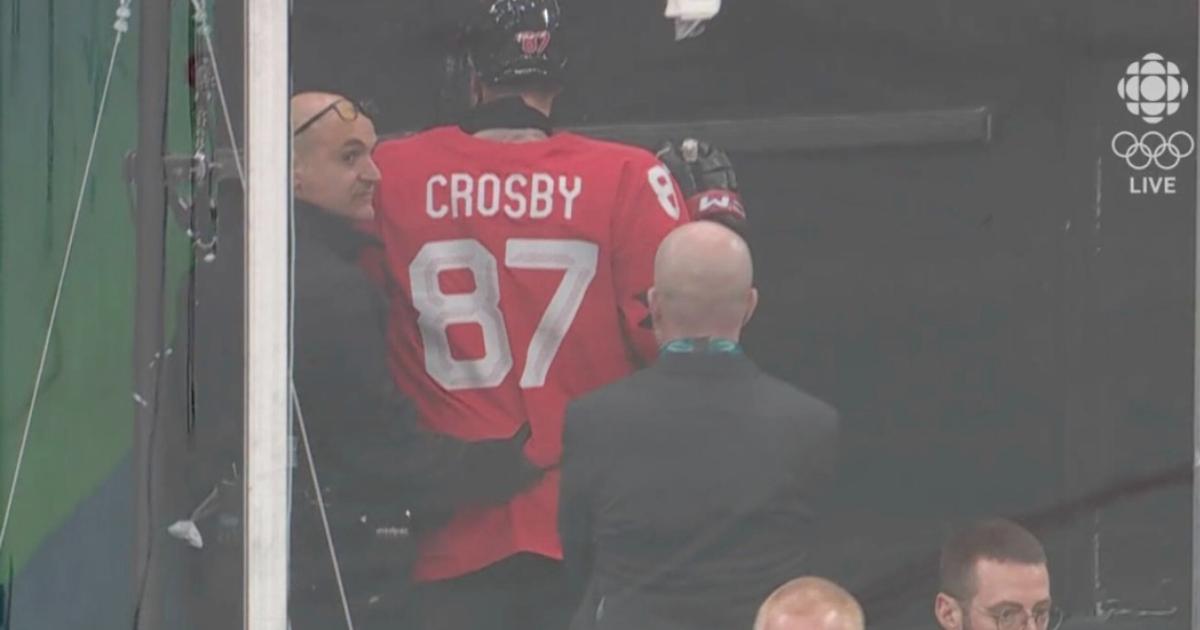 Sidney Crosby forcé de quitter pour l’infirmerie