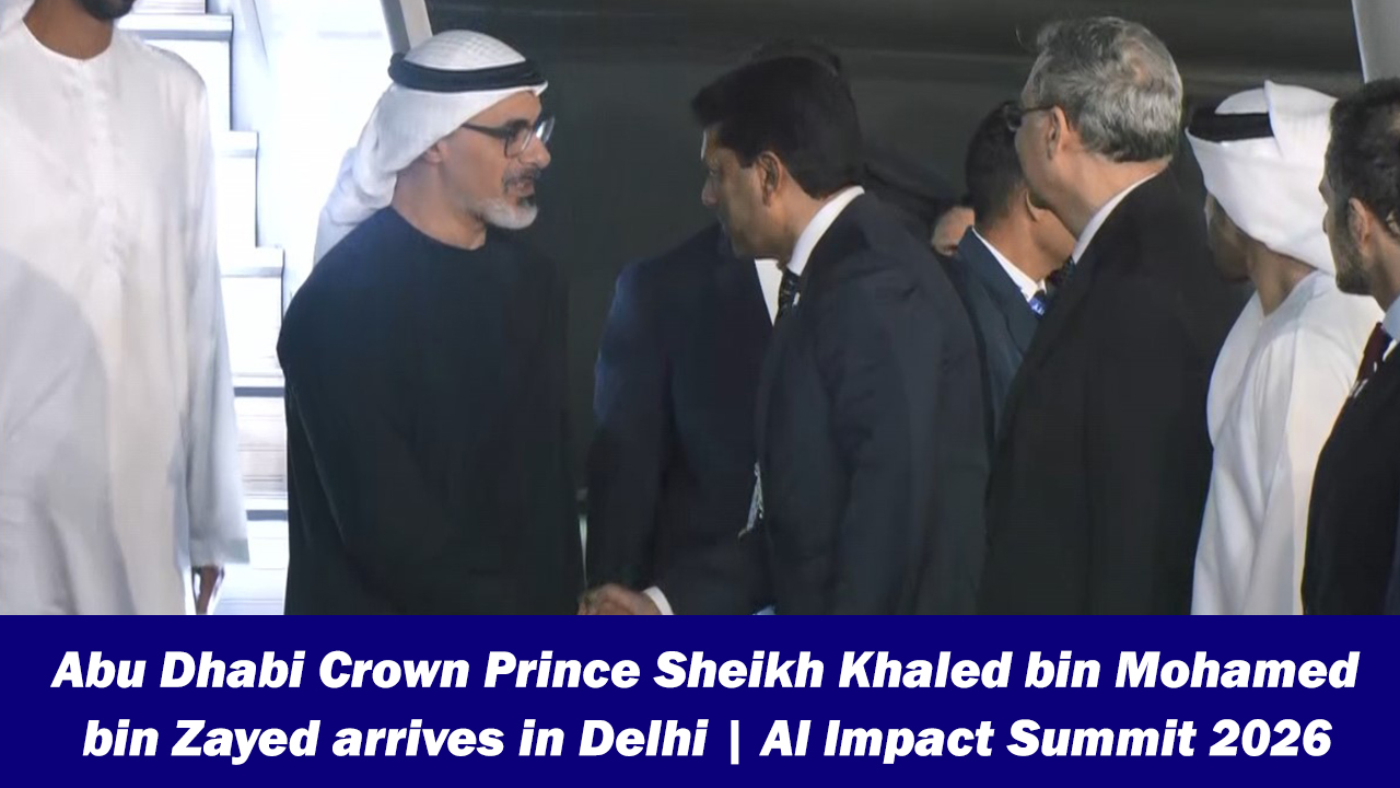 Abu Dhabi Crown Prince Sheikh Khaled bin Mohamed bin Zayed arrives in ...
