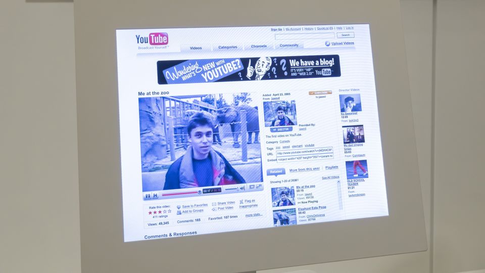 YouTube’s first ever video upload acquired by Victoria and Albert ...