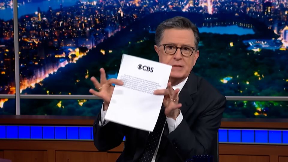 Stephen Colbert reacts to CBS statement on pulling James Talarico interview