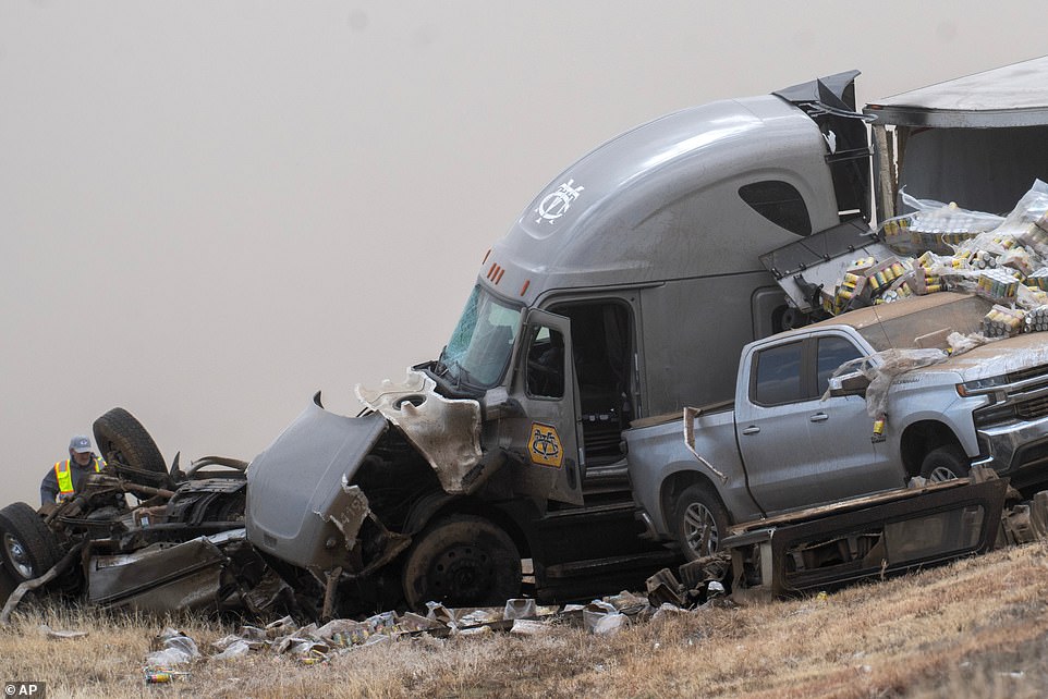 At least five dead and dozens injured in car crash on Colorado highway
