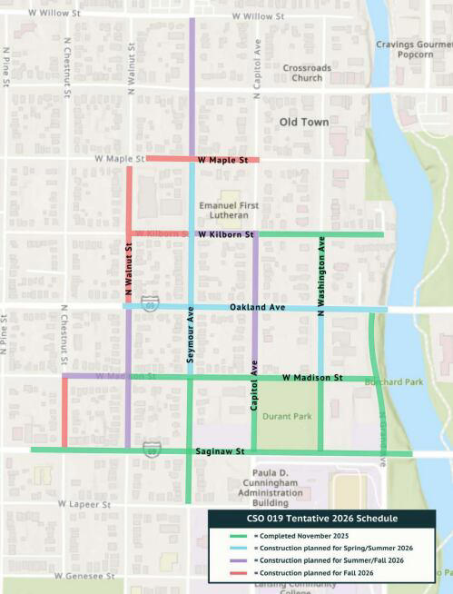 Long-term road closure planned in Lansing as construction season approaches