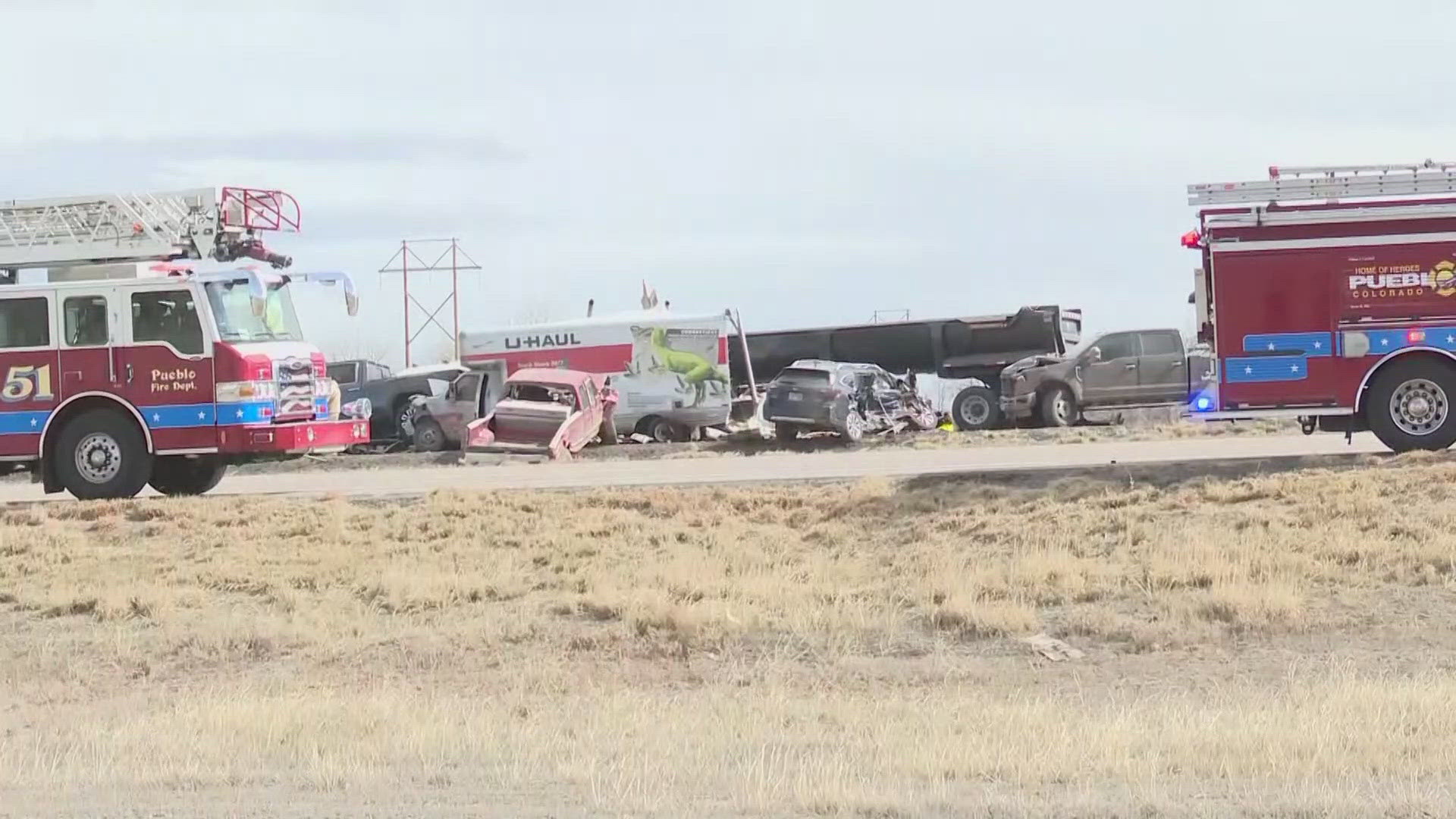 5th person killed in I-25 crash involving nearly 30 vehicles