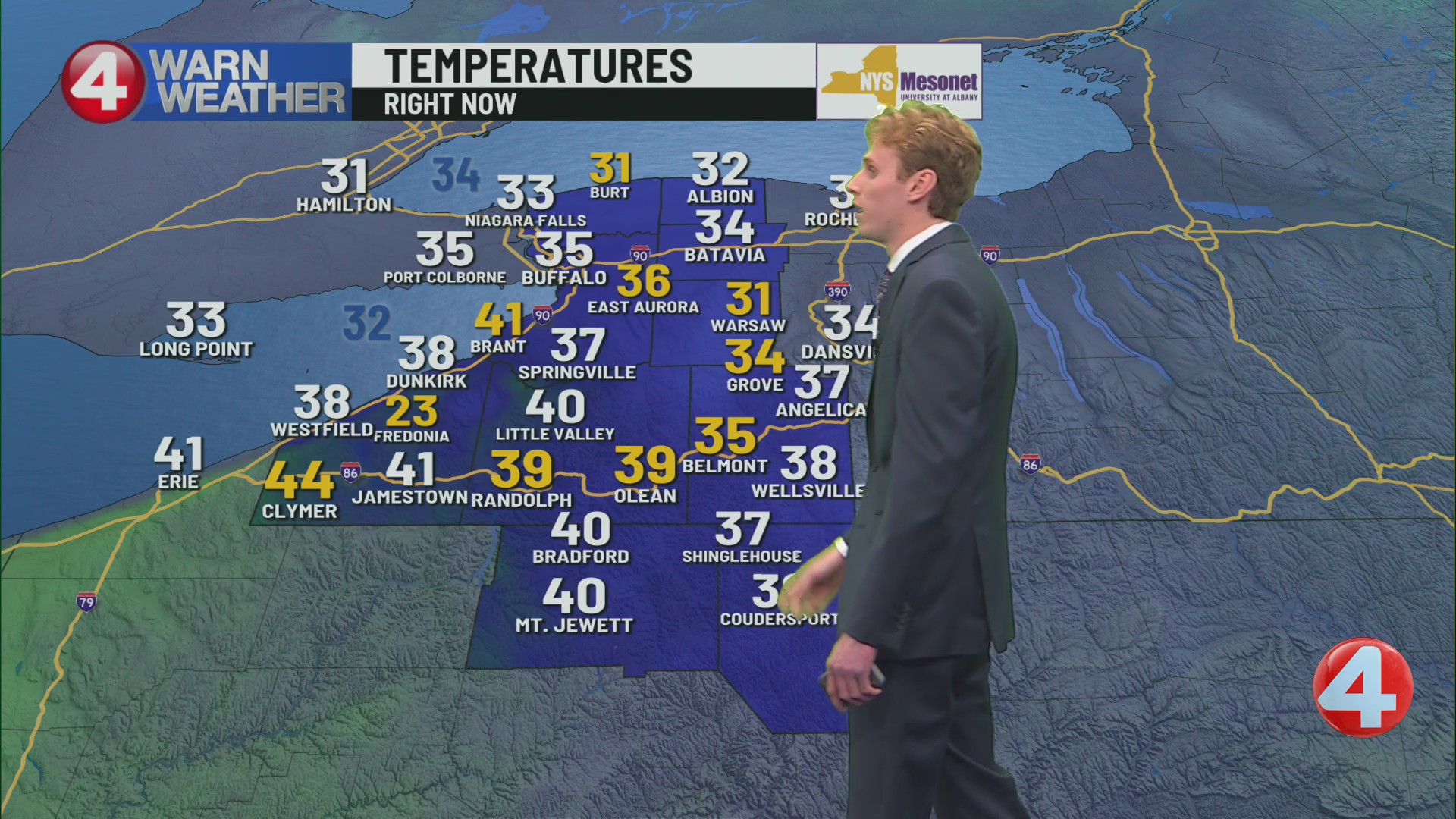 Buffalo weather update: noon, 2/18/26