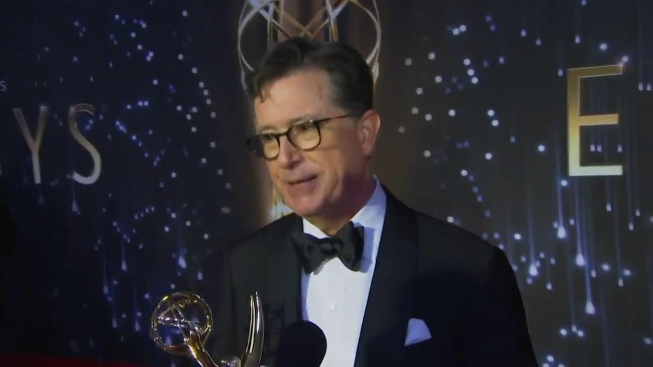 Late-night host Stephen Colbert isn