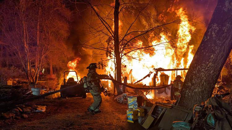 Crews respond to early morning fire in Adams County; one resident evacuated