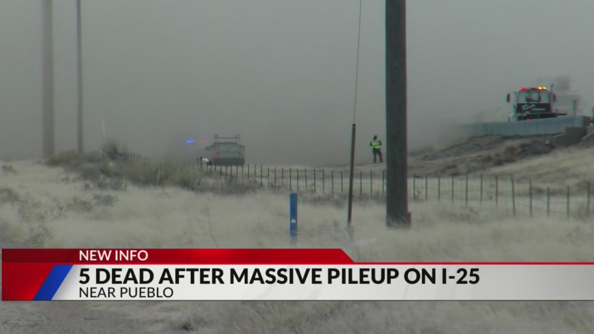 5 killed, dozens taken to hospital after I-25 crash in Pueblo