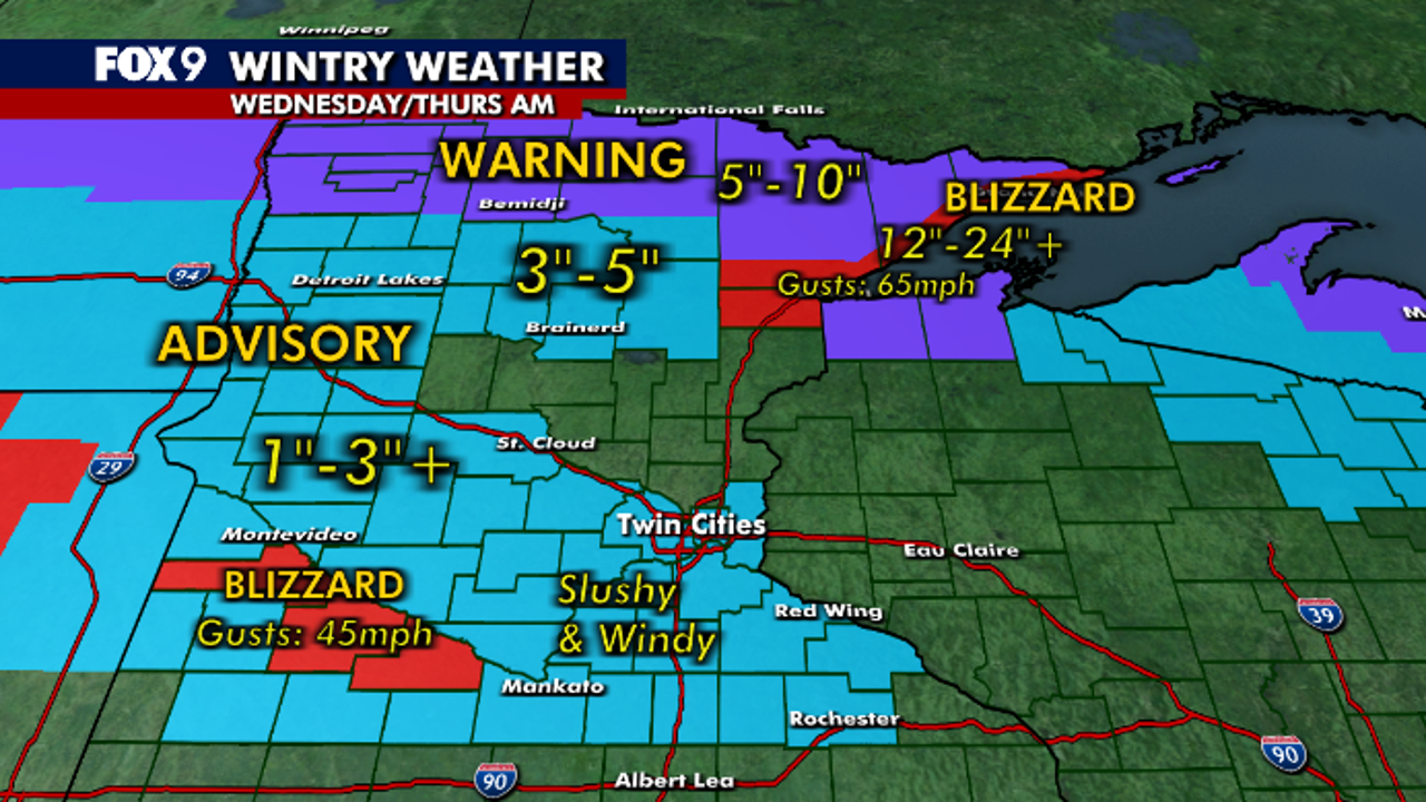 Minnesota weather: Winter weather advisory for Twin Cities as rain ...