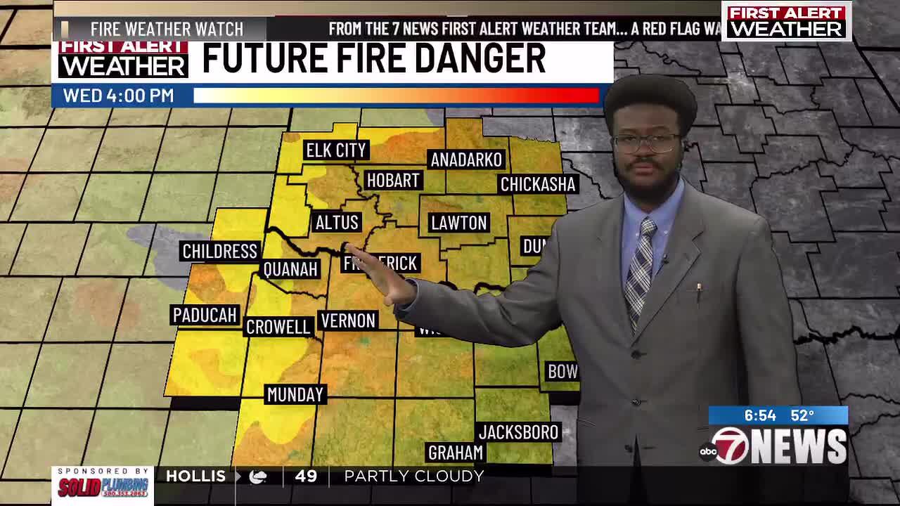 Near critical fire danger today with breezy and dry conditions ...