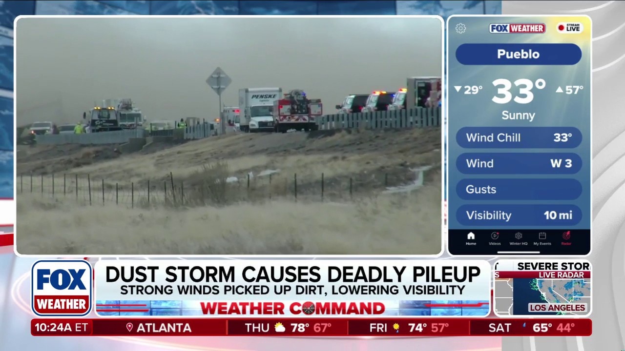 Dust storm causes deadly crash in Colorado