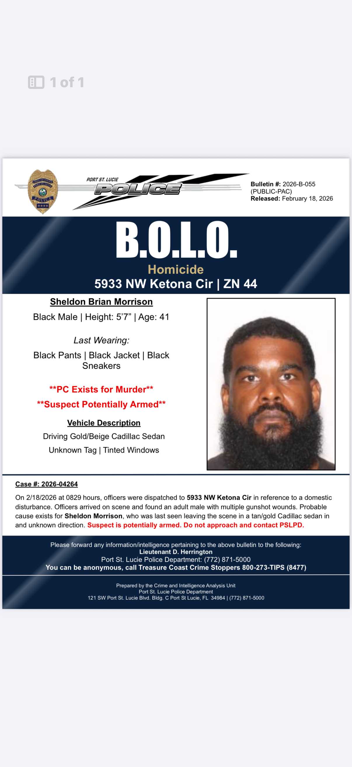 Suspect in custody after allegedly shooting his 69-year-old father in ...