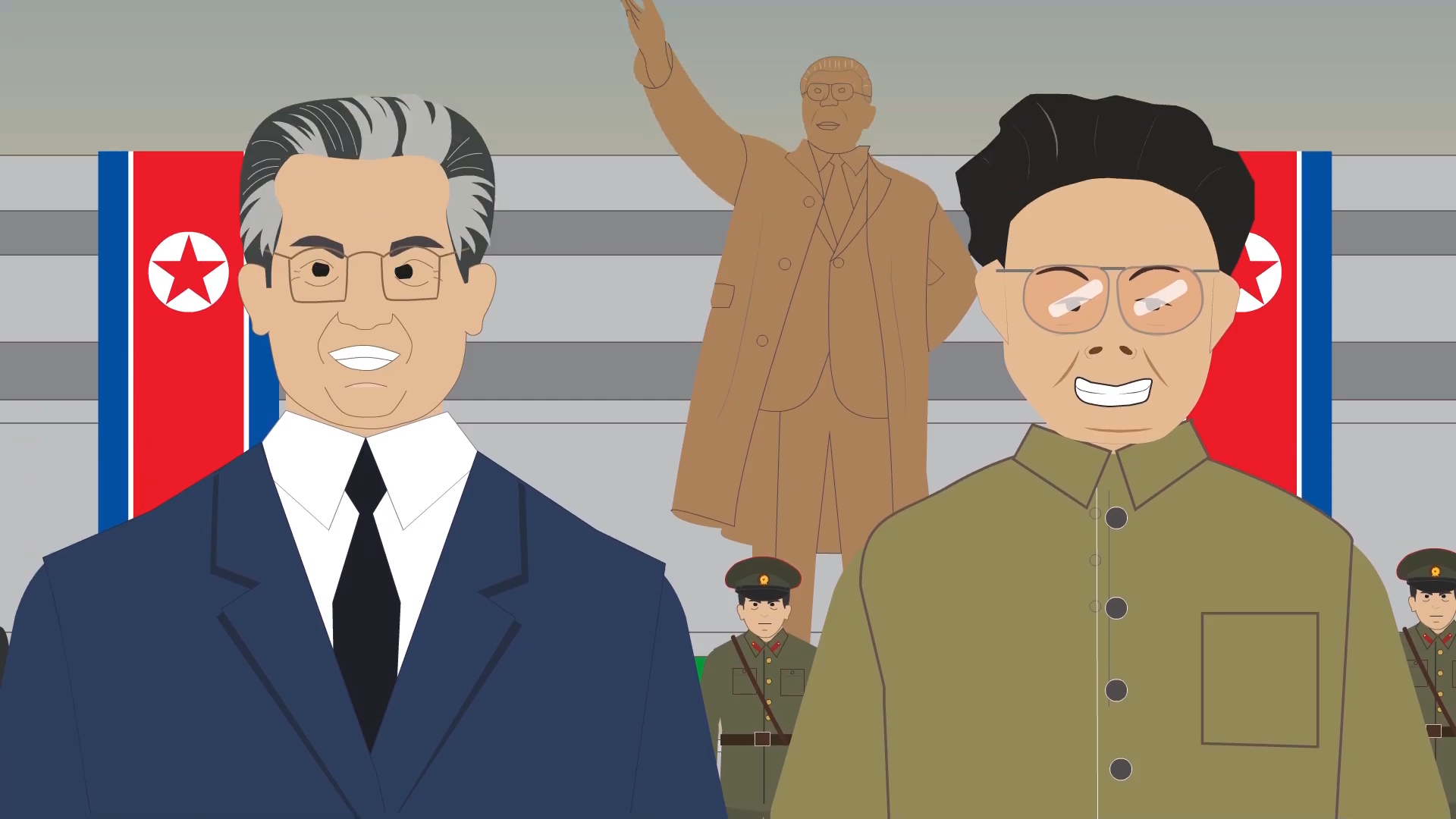 Two hundred families live here – the North Korea village with no windows