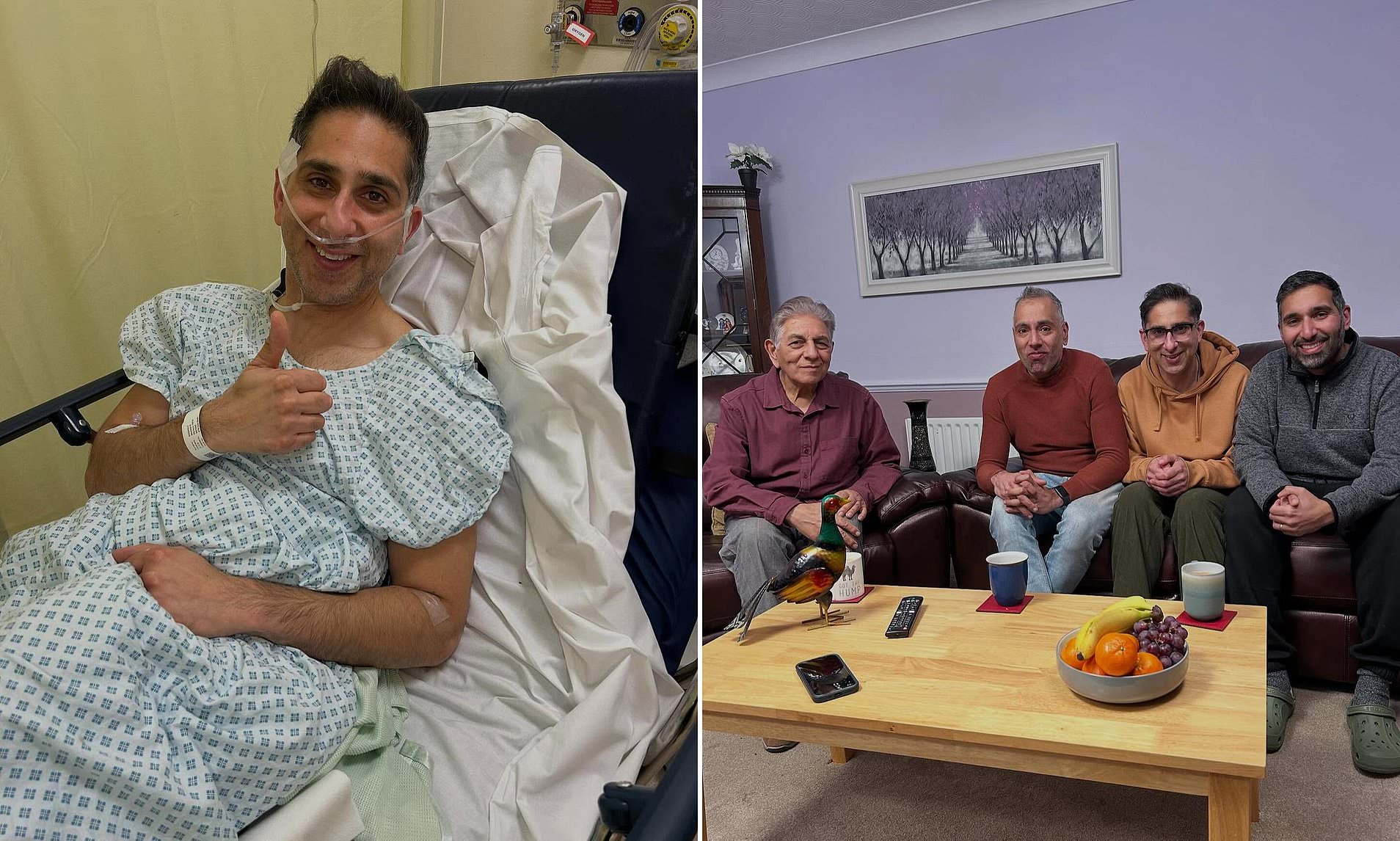 Gogglebox star Raza Siddiqui is hospitalised after cracking his ribs in ...