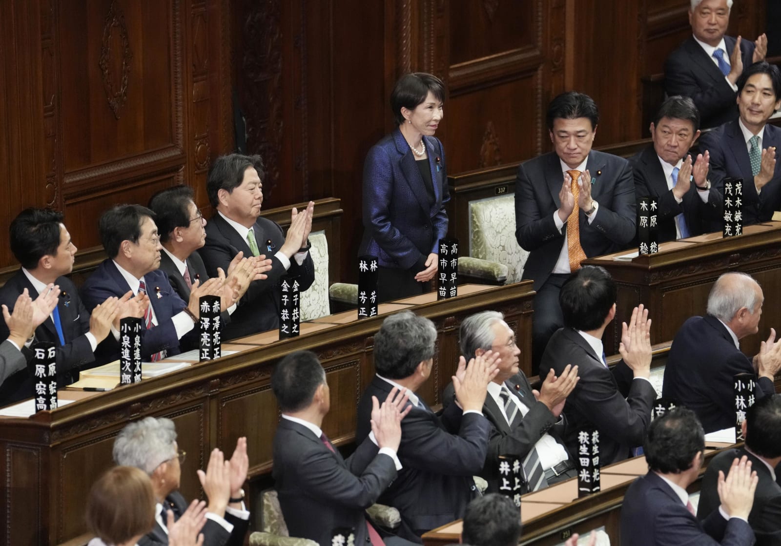 Takaichi reelected as Japan PM at Diet after LDP's huge election win