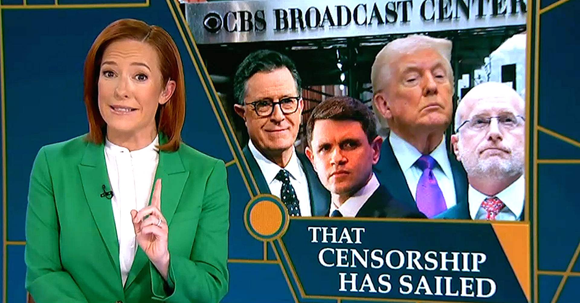 Jen Psaki taunts Trump over gonzo numbers for banned Colbert Talarico ...