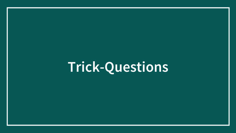 The brain is a muscle and these 29 trick questions and riddles are the ...