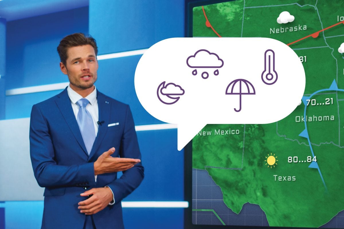 When you hear this phrase from your local weatherman, it’s time to ...