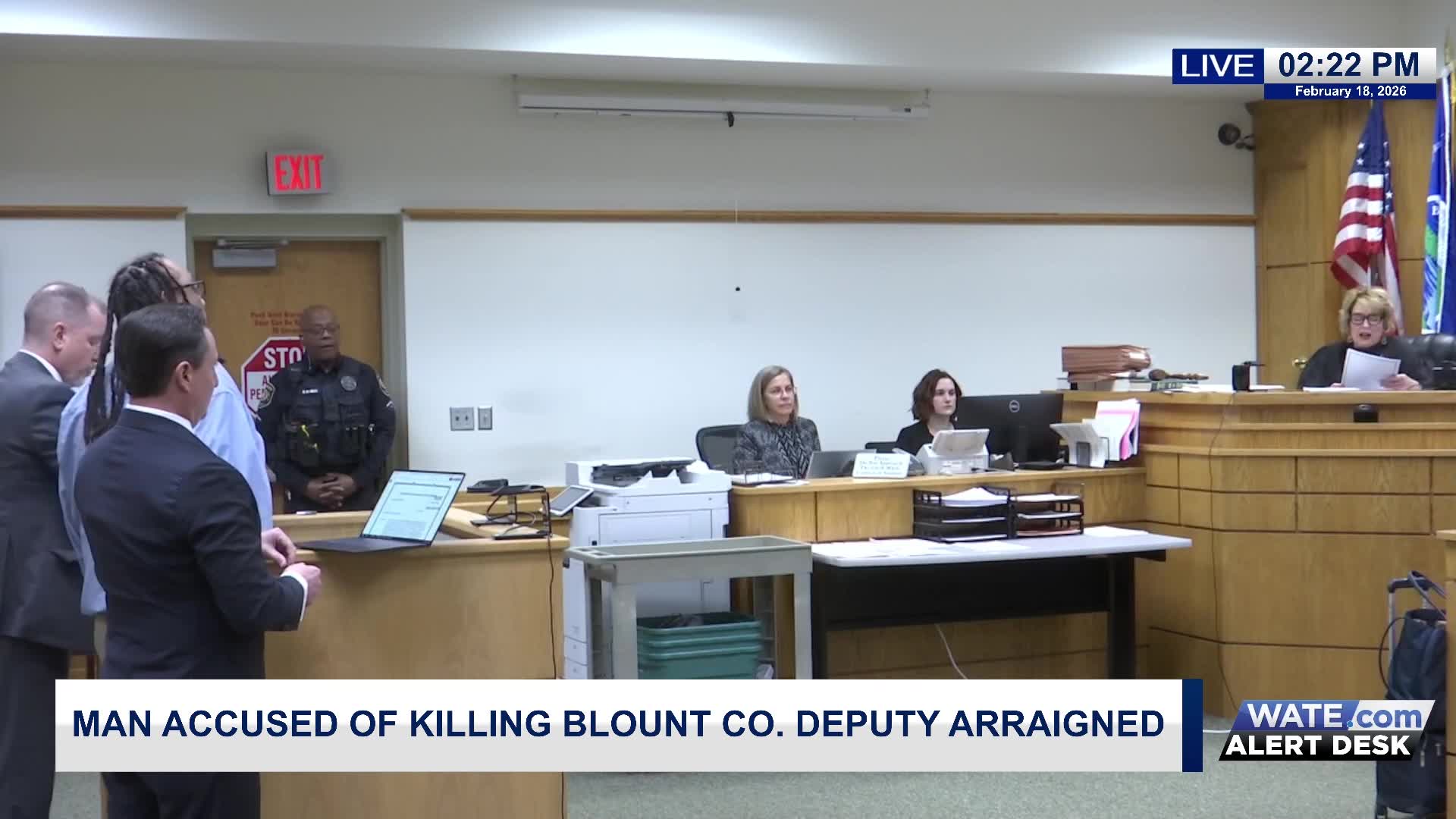 Man accused of killing Blount County deputy arraigned