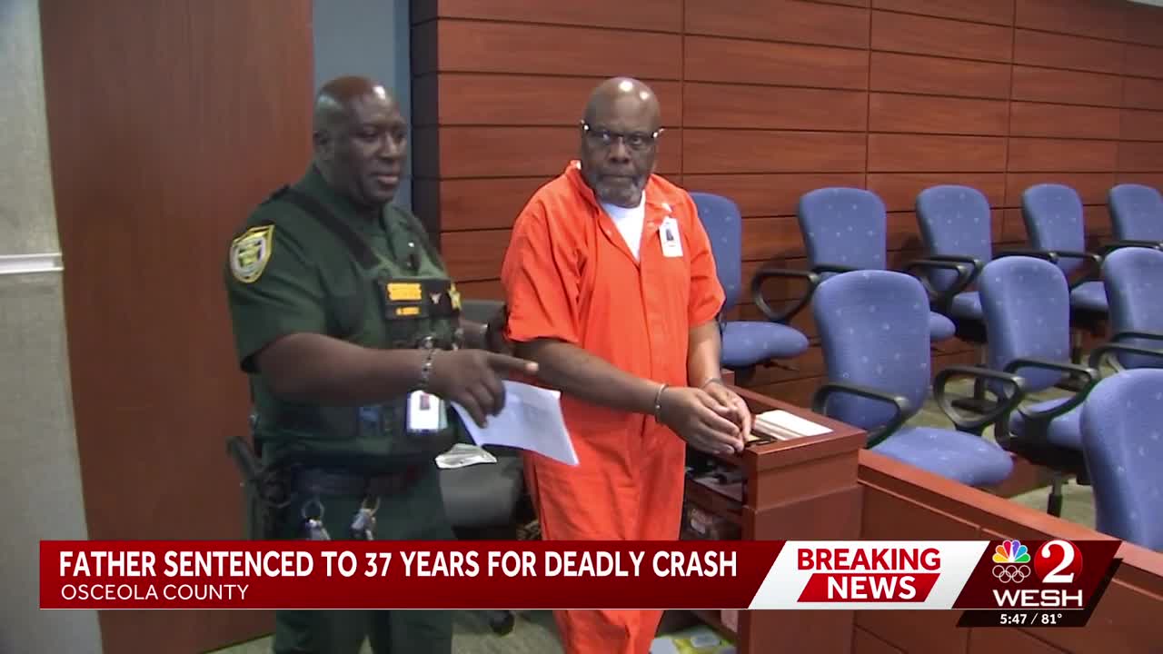 Central Florida father sentenced to 37 years in teen son's crash that ...