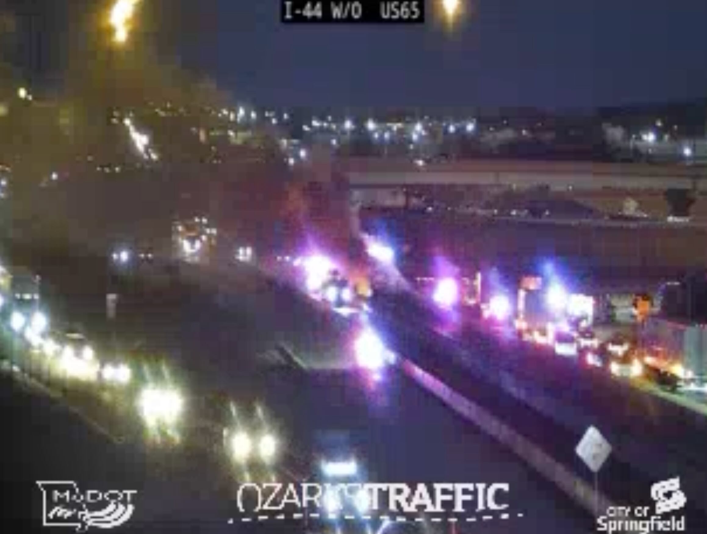 Police investigate fiery crash involving 2 semis in construction zone ...