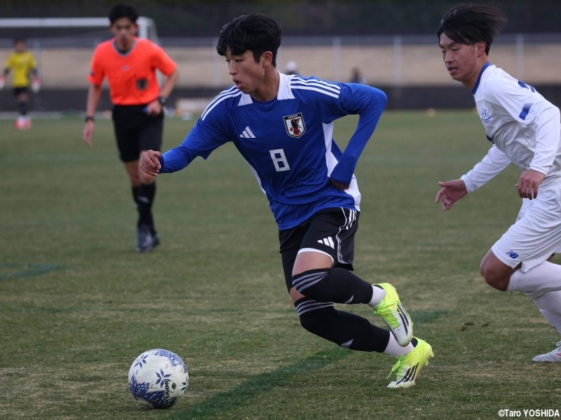 エース候補MF北原槙(FC東京)が練習試合で鮮やかな先制点。U-17日本代表を引っ張り、怪我に泣いたU-17W杯で世界一に再挑戦