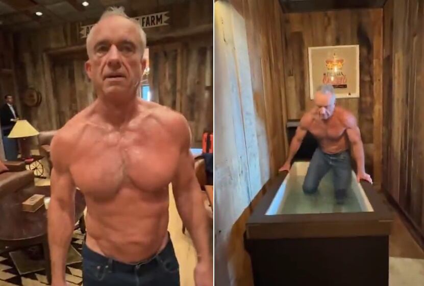 US health secretary Kennedy promotes MAHA with muscle display, cold bath