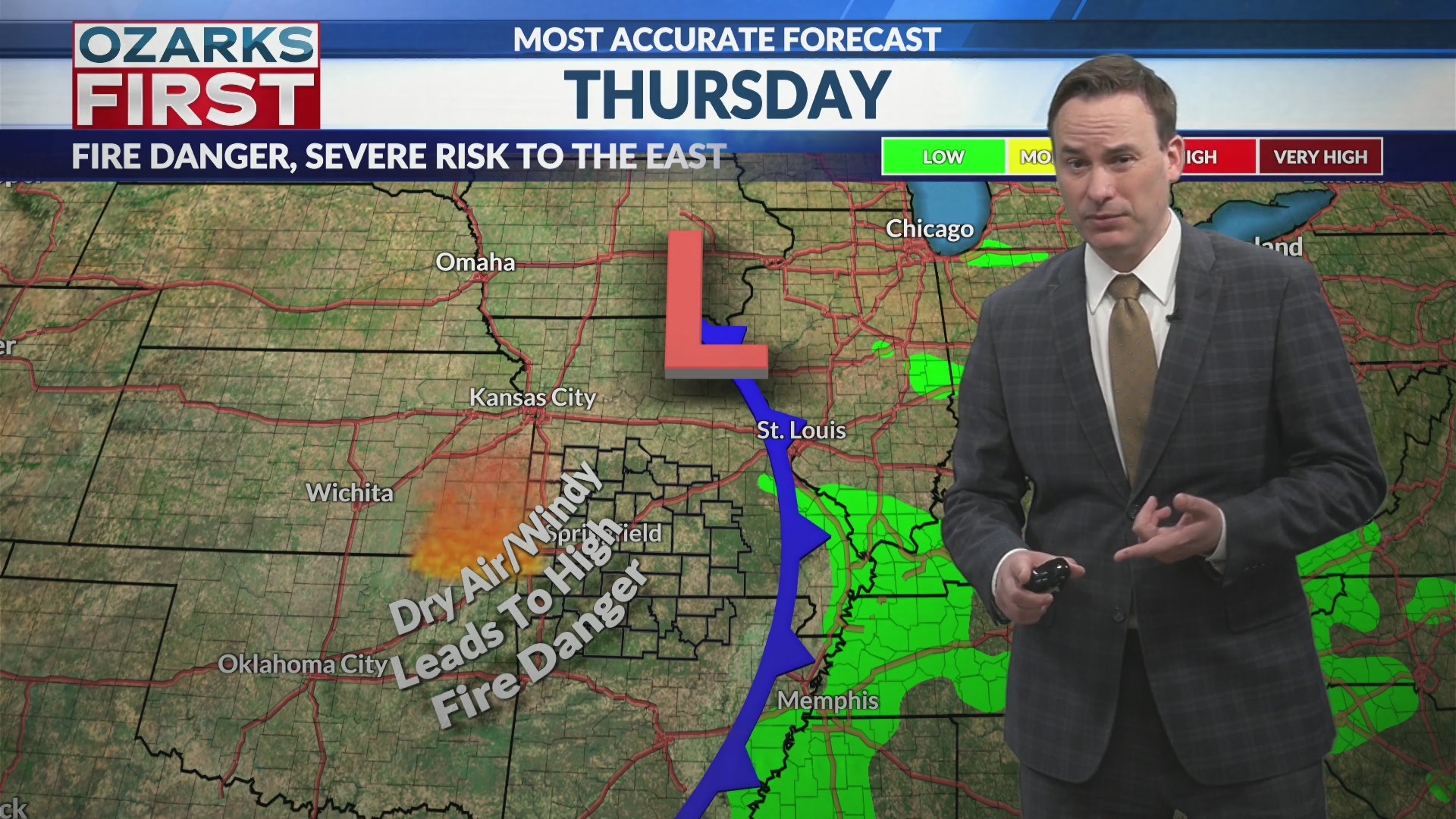 Windy and warm weather Thursday comes with a heightened fire danger