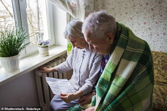 The Government announced in July 2024 that it would restrict winter fuel payments to pensioners on particular benefits in a bid to cut spending (stock image of elderly couple)