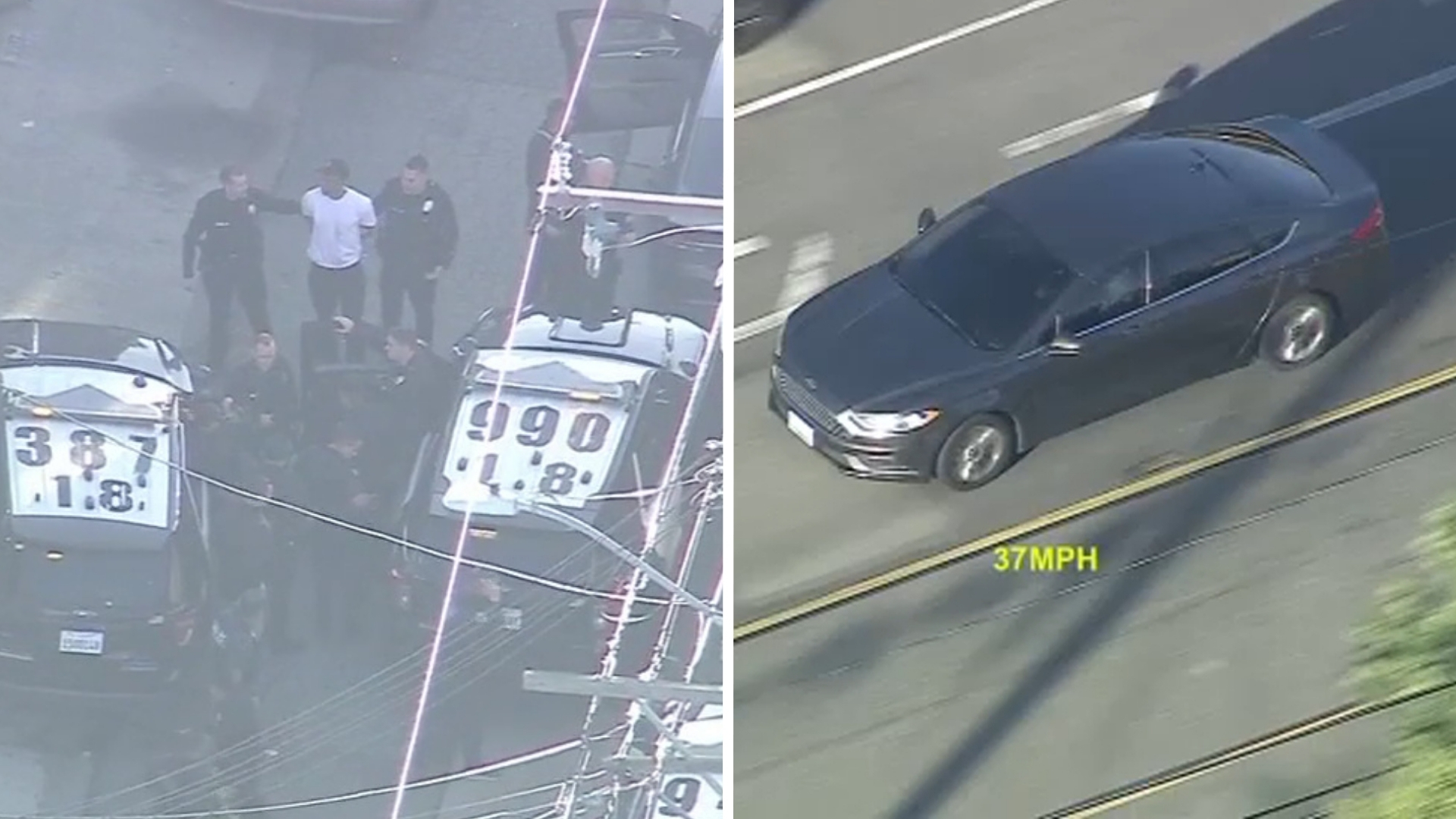 Shooting suspect in custody after leading police on pursuit in ...