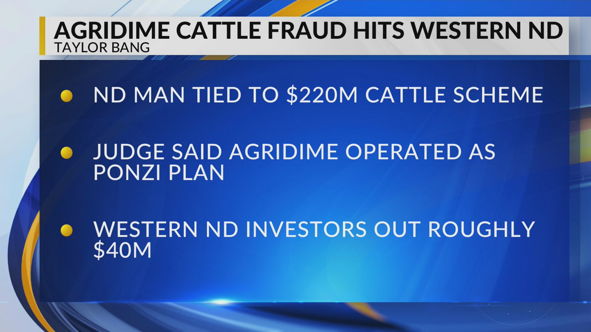 Agridime cattle fraud hits Western ND