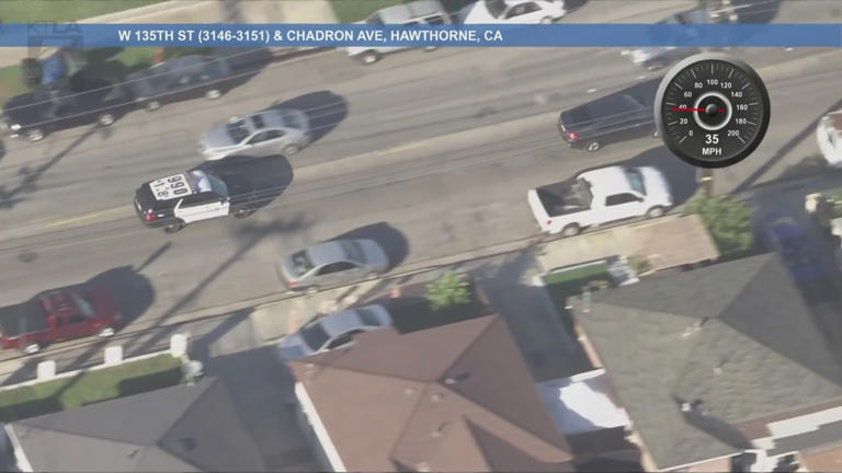 Live: Police pursuing shooting suspect in Los Angeles County