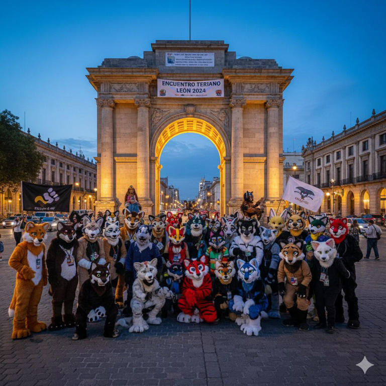 Jóvenes convocan a reunión therian este 21 de febrero en el Arco de la Calzada de León.