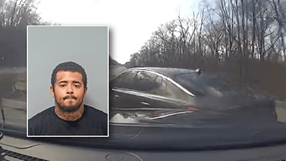 Video: Police chase burglary suspect after traffic stop attempt in ...
