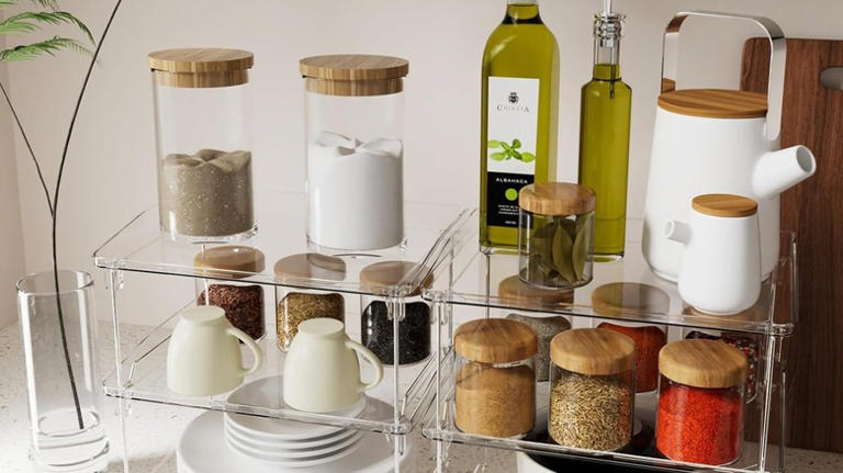 11 affordable solutions to organize measuring cup clutter in the kitchen