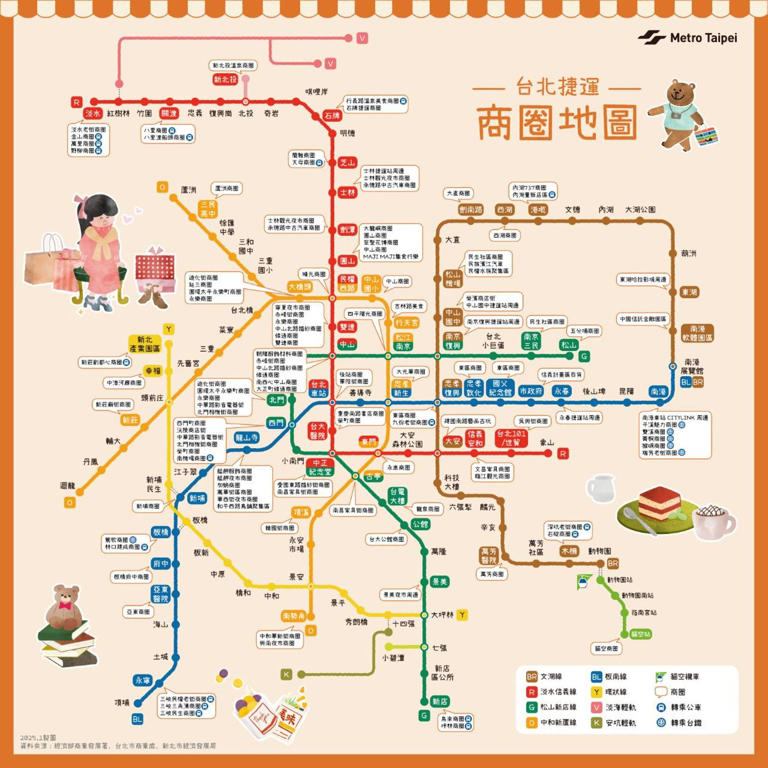 沿北捷走春／睏飽出門逛街去 星級餐廳、滷肉飯、商圈美食地圖一次看