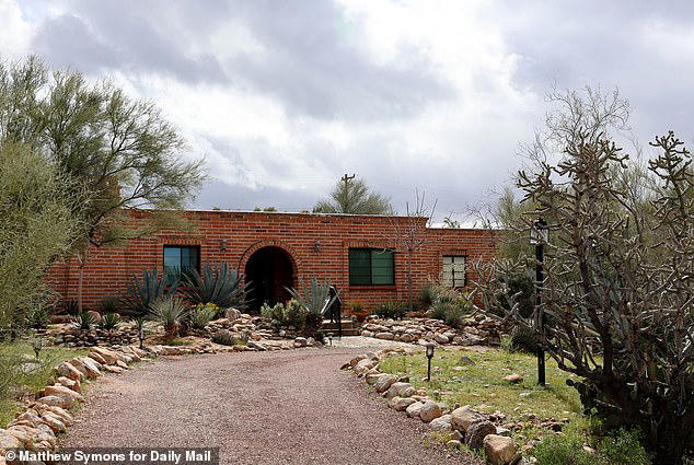 Investigators believe that Nancy was snatched from her home, pictured above, in the early hours of February 1. A doorbell camera was disconnected, but the FBI was able to recover footage of a masked figure approaching the front door of her home the night she disappeared 