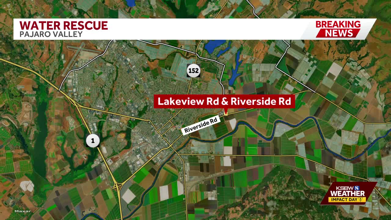 CAL FIRE responding to reported water rescue in Pajaro Valley