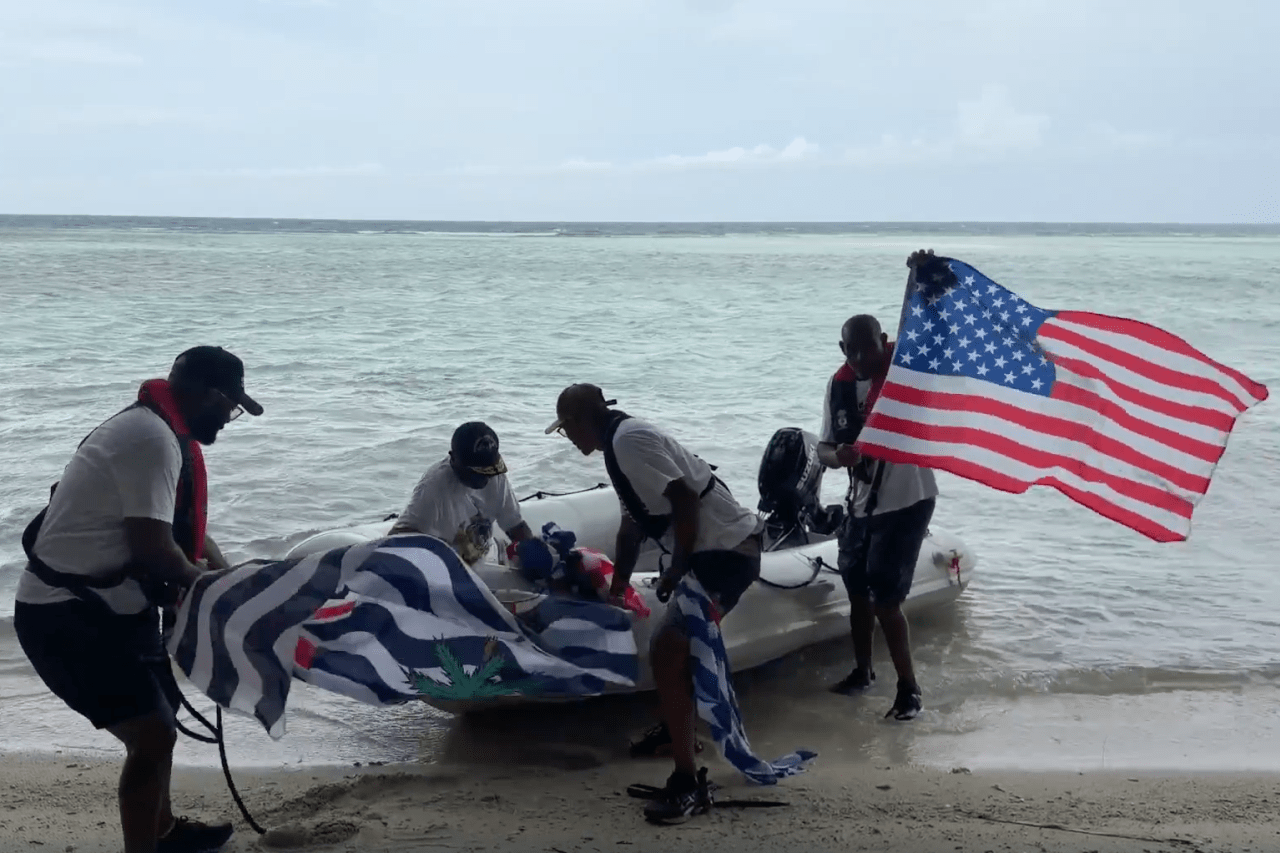 The far-fetched mission to reclaim islands that host a key US military base