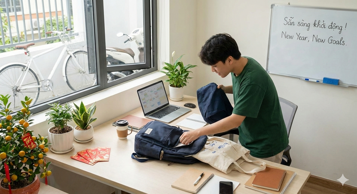 Hết 3 ngày Tết, làm gì để không 'tụt mood' khi quay lại học tập, làm việc?