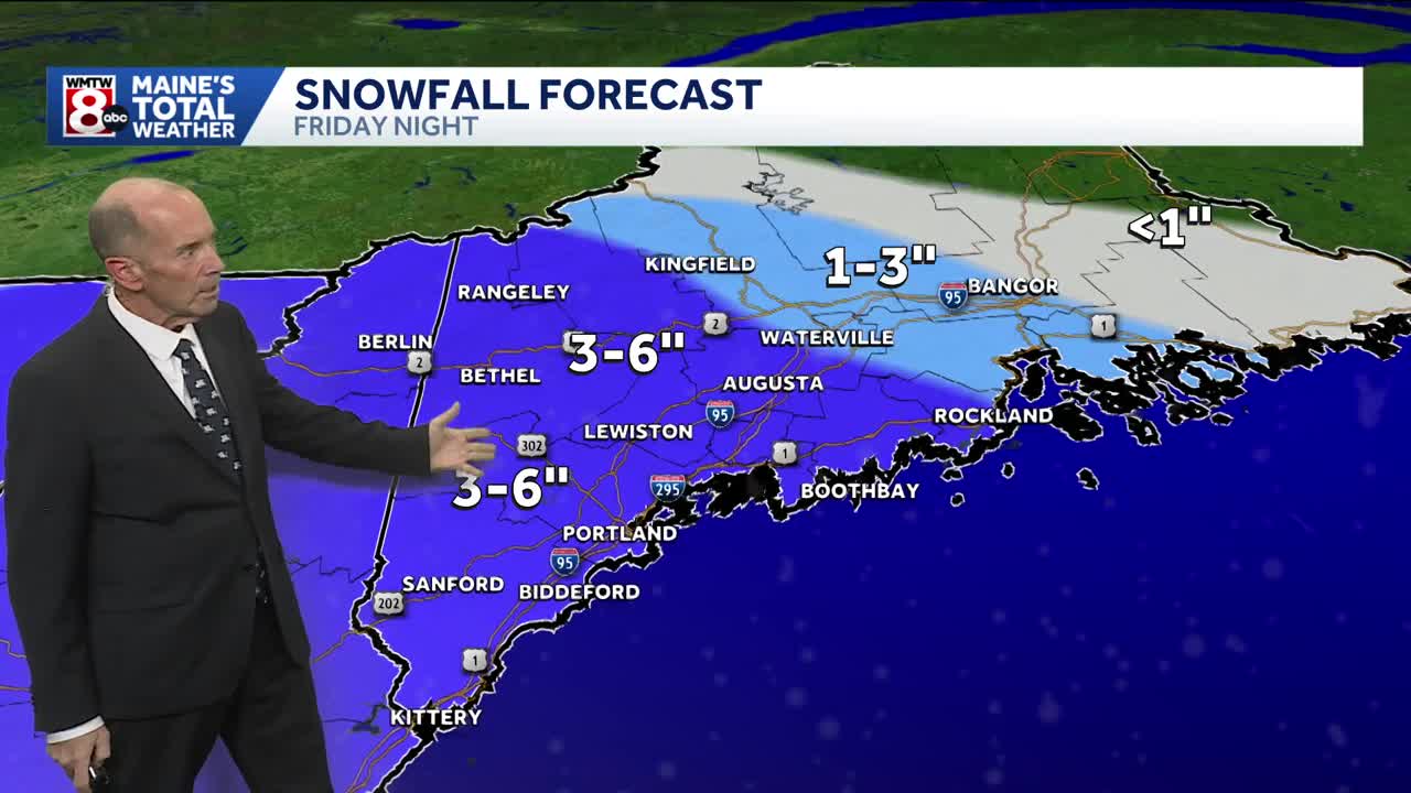 Sunny tomorrow before more snow arrives Friday