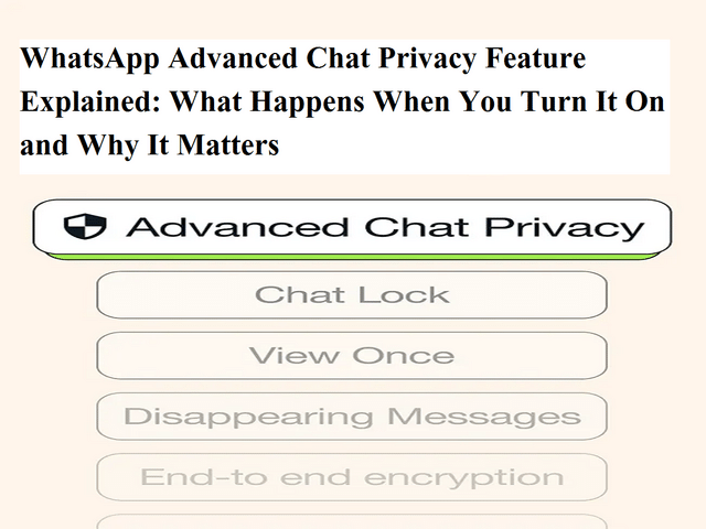 WhatsApp advanced chat privacy feature explained: What happens when you ...