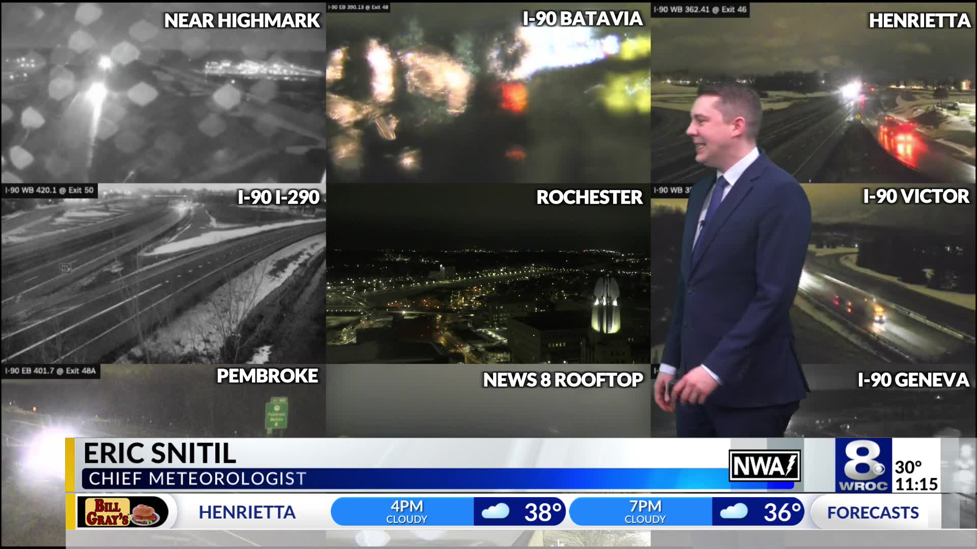 Rochester's Wednesday overnight weather forecast