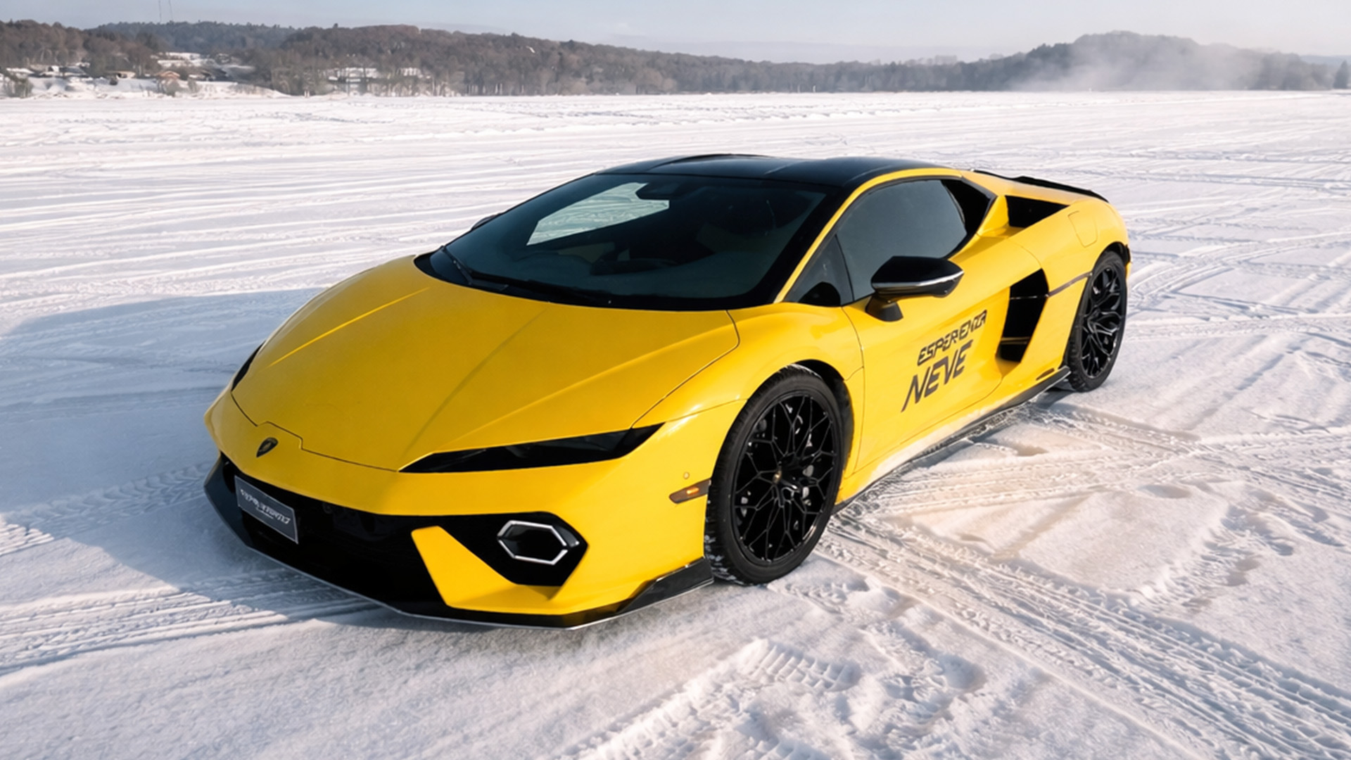 Lamborghini Temerario tested on ice