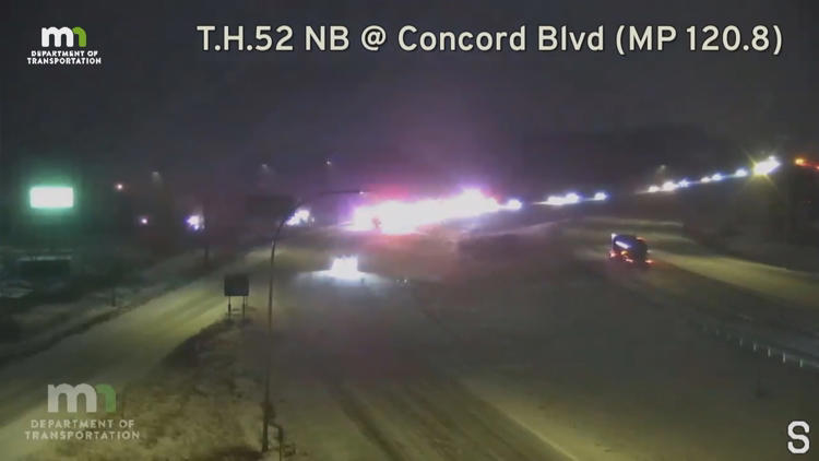 3 treated at hospital after ambulance rollover in Inver Grove Heights