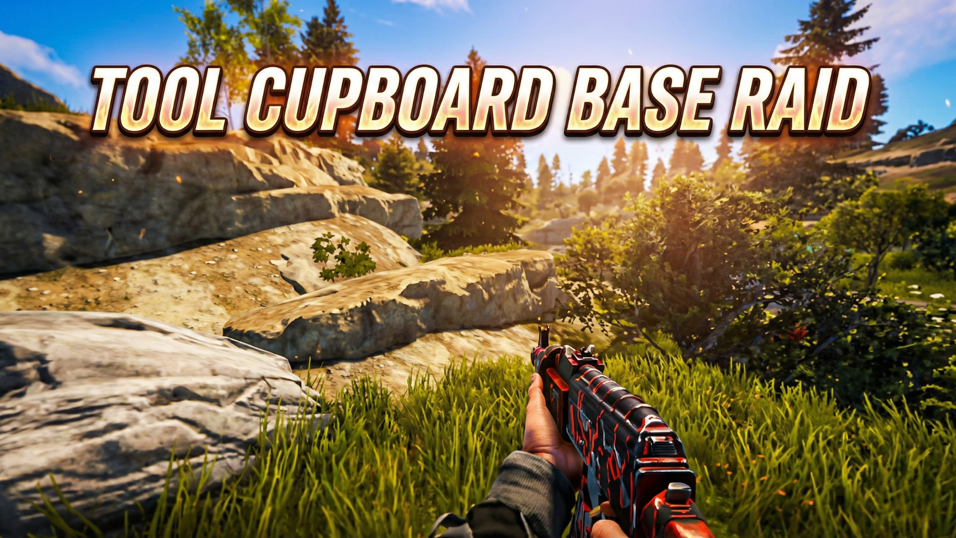 Unbelievable raid: base built entirely from external tool cupboards