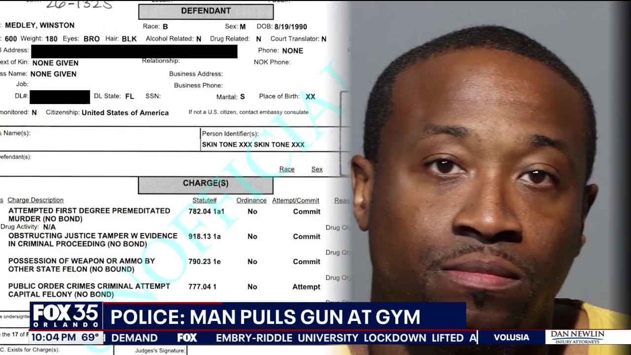 Man accused of pointing gun at gym-goer arrested in Altamonte Springs