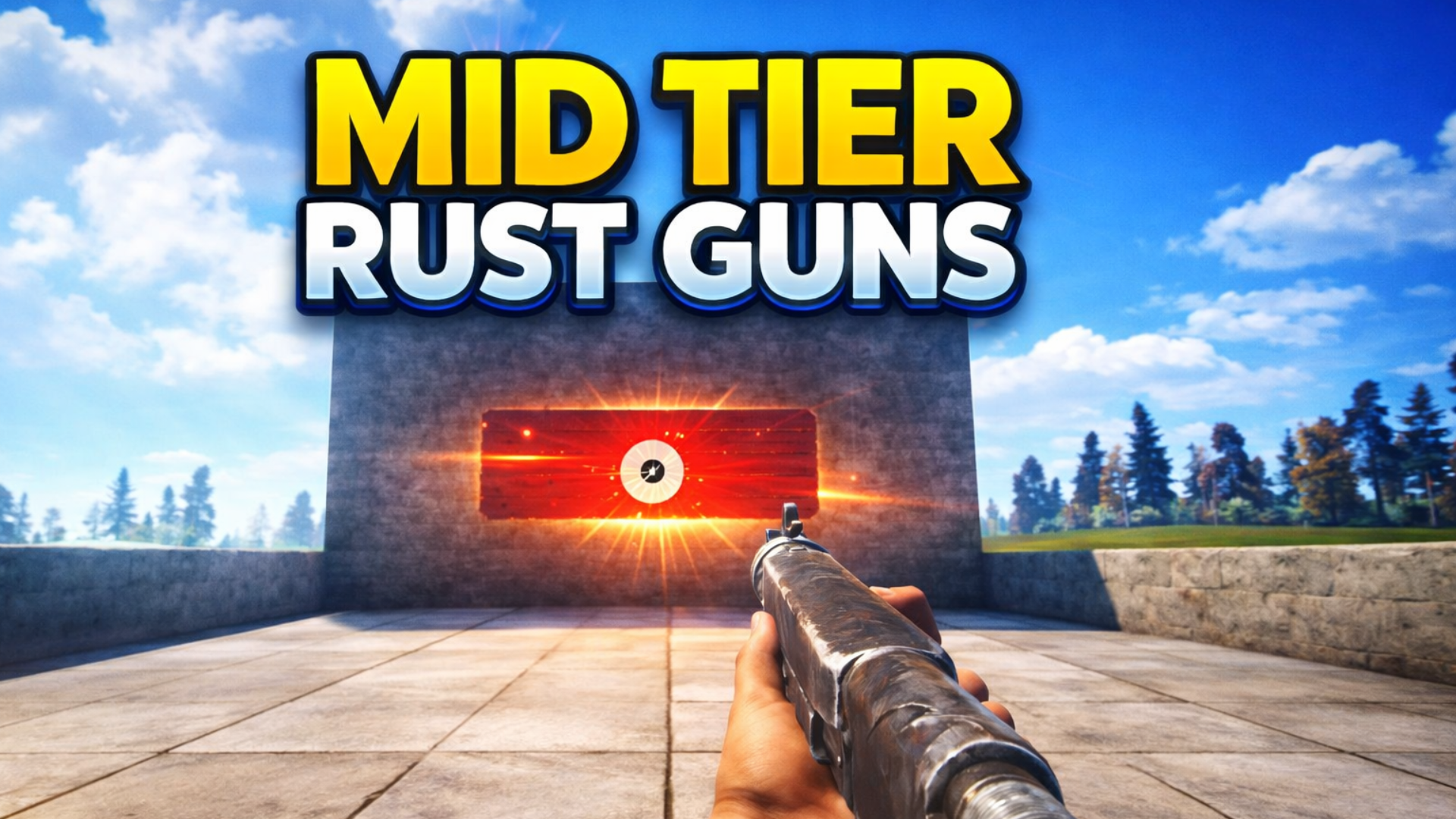 Everything about mid tier guns in Rust damage, draw & reload