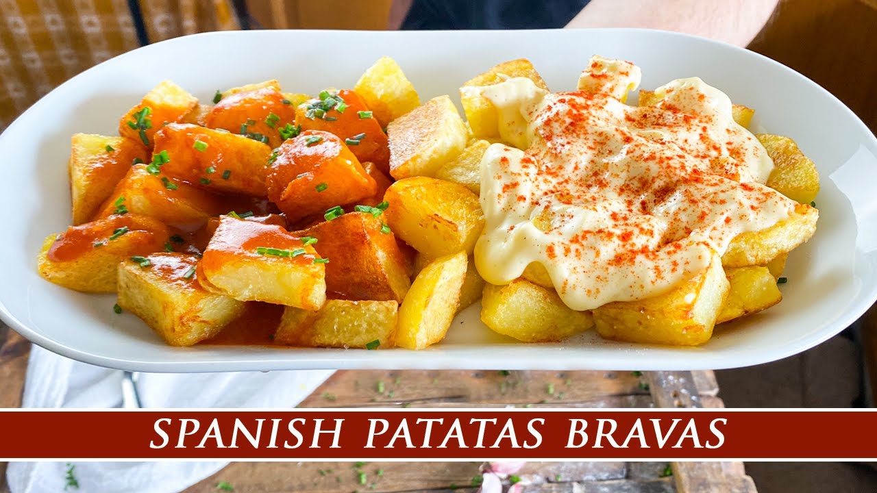 Spanish 'divorced' patatas bravas | Spanish brave potatoes recipe