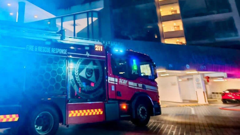 Six rescued after early morning fire engulfs Kovan Rise unit